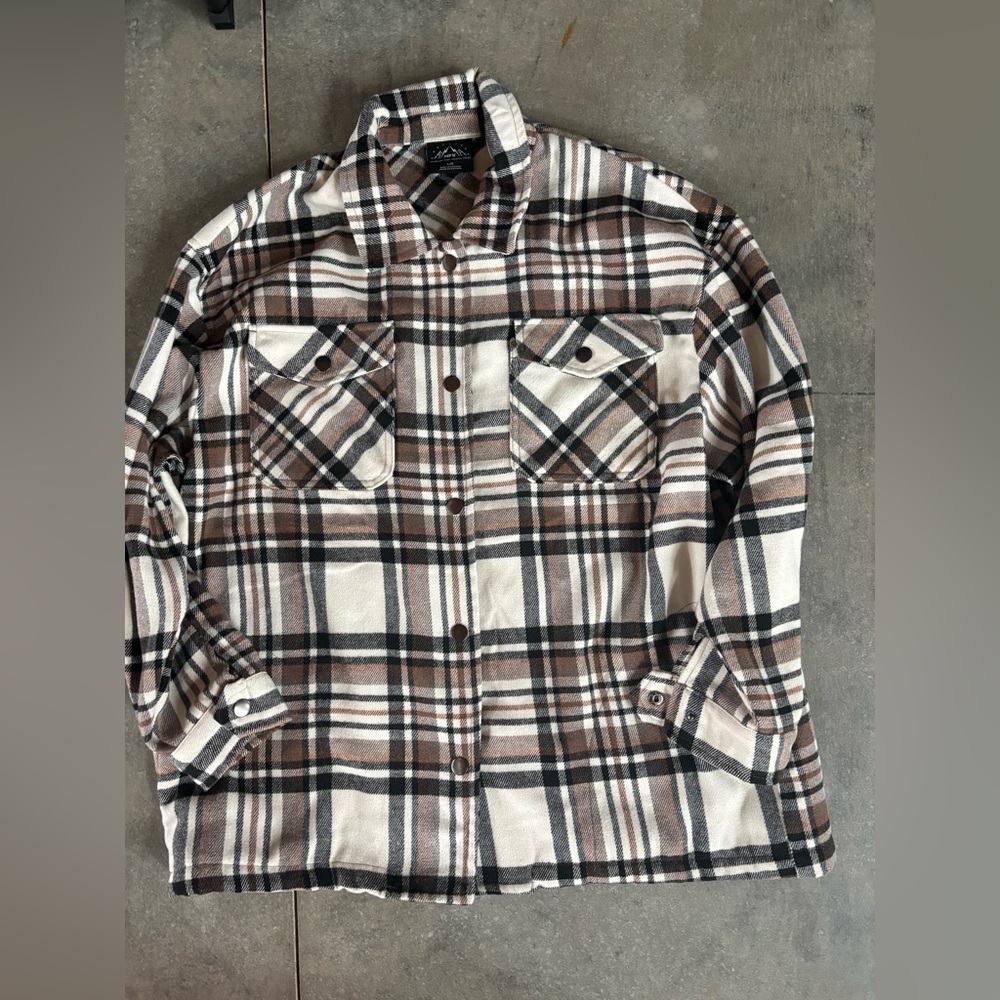 Plaid Flannel Jacket for Women